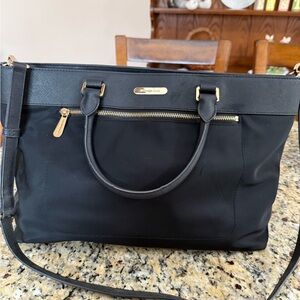 Michael Kors Black and Gold Tote Bag